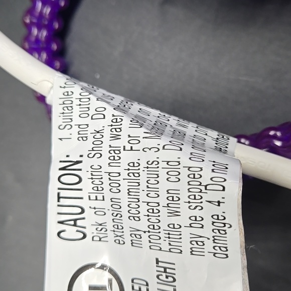 Purple Rope Light 24 Feet Party Dorm Bedroom - Picture 3 of 4